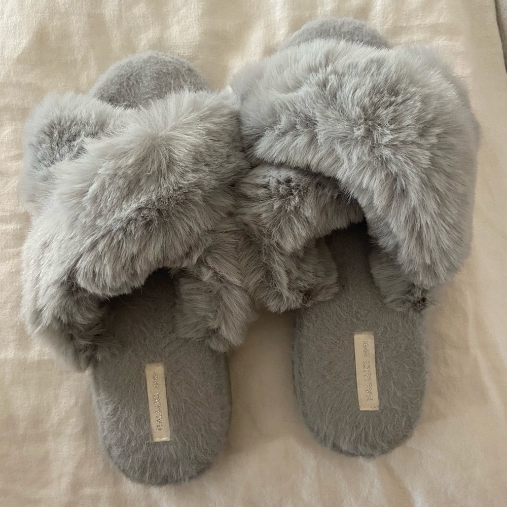 Fuzzy slippers